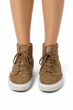 Vans Brown Suede High Top Sneakers